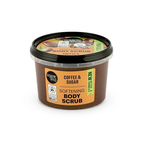 Organic Shop Body Scrub Natural Brazilian Coffee and Sugar 250 ml