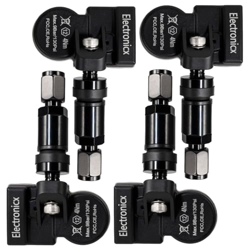 4x RDKS TPMS Reifendrucksensoren Metallventil Schwarz passend für Cee'd Pro Cee'd