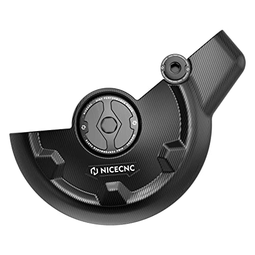 NICECNC Schwarzes Kurbelgehäusedeckel & Motorstecker-Set, Compatible with Yamaha Raptor 700 YFM700 2013-2024, Raptor 700R YFM700R 2009-2024, Raptor 700R YFM700R SE 2017-2024, Siehe Ausstattungen