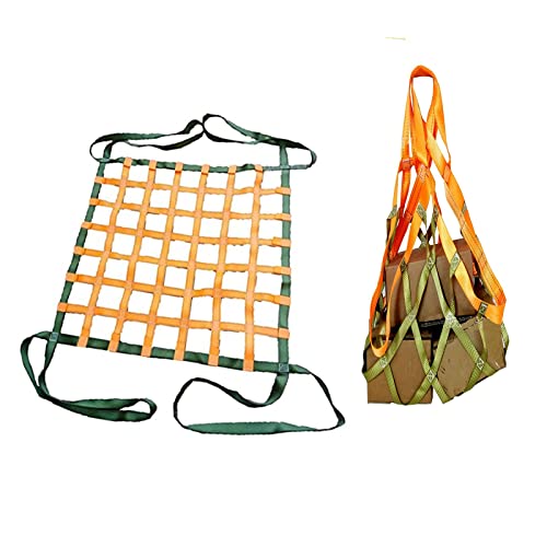 Frachthebenetz, hängendes Hebenetz, Dock-Sicherheit, reißfestes, stark tragendes Taschennetz, industrielles Werkzeuglade- und- und Entladenetz, Gartenkletternetz (4 x 4 m/Masche 15 cm/Last 2,5 t)