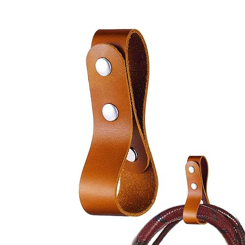 COOBAA Gürtelschlaufen Bullwhip Halter, Bullwhip Halter Handgefertigter Gürtelpeitschenhalter, PU-Leder-Peitschenholster für Reitpeitschen, Erntegürtel