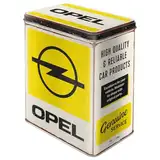 Nostalgic-Art Retro Vorratsdose L, 3 l, Opel – Service – Geschenk-Idee für Opel-Zubehör Fans, Original Lizenzprodukt (OLP), Große Kaffee-Dose aus Blech, Vintage Design