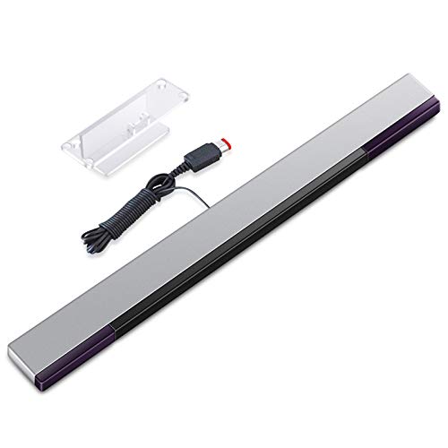 KIMILAR Wii Sensorleiste Ersatz Infrarot-LED-Sensor Bar für Nintendo Wii / Wii U, Verkabelt Enthält Klare Haltung [video game] für Wii-Konsolen-Controller