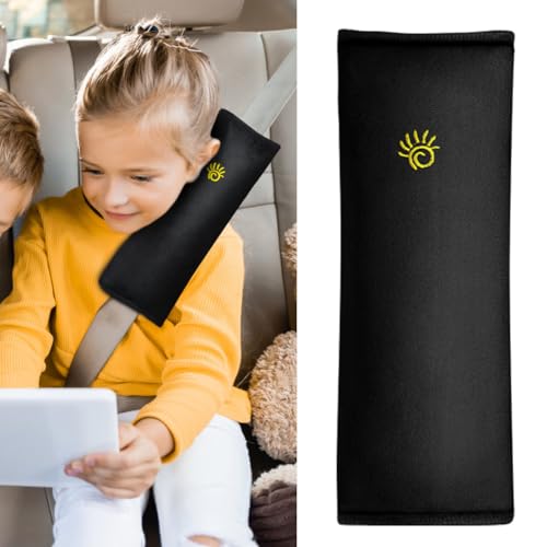 URAQT Gurtpolster Auto, 1 Stück Premium Auto Sicherheitsgurt für Kinder und Erwachsene, Schulterpolster Gürtelkissen, Schutzkissen Polsterung für Sitzgurt im Auto für mehr Komfort auf der Reise