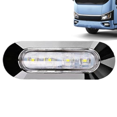 LED LKW Seitenmarkierungsleuchten, Seitenmarkierungsleuchten für PKW Anhänger – 4 LEDs Seitenmarkierung hinten wasserdicht IP67 Blinker 12/24 V LED Anhängerleuchten