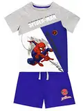 Marvel Jungen Spiderman T-Shirt und Shorts Set Mehrfarbig 110