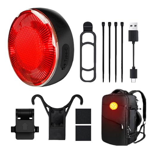 Bicy Cle Rücklichter, Nachtfahrzubehör, verstellbares Beleuchtungsdesign, sicher und sichtbar, perfekt für verschiedene Wetterbedingungen