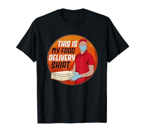 Lebensmittellieferant Fahrer liefert Arbeiter aus Lustiger Kurier-Humor T-Shirt