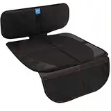 Funbliss Kindersitzunterlage, Mit Rutschfester und wasserdichter Funktion Autositzschoner, dickster Polsterung zum ,ISOFIX geeignete Unterlage für Kindersitze Schwarz