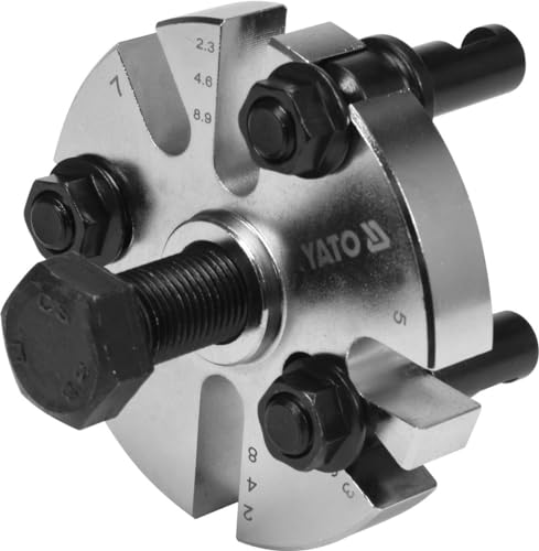 Yato Profi Universal Zahnriemenrad-Abzieher Satz | 60-90mm | CRV | 3 Arme | Nockenwellenrad Abzieher Nockenwelle