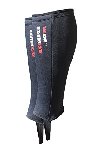 RockTape Erwachsene RockGuards Schienbeinschoner, Schwarz, L/XL