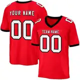 Individuelles Football Jersey Custom Trikot mit Eigenem Namen Baseball Trikot Herren Maßgeschneiderte T-Shirts Rugby-Trikot Trikot Kinder Personalisiert Trikots Sporthemden