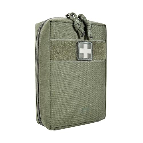 Tasmanian Tiger TT First Aid Complete Molle Erste Hilfe Set mit Molle-System für Unterwegs und Zuhause, ideal für Wanderungen Trekking Outdoor Fahrrad Büro; Oliv