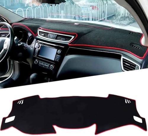GuGuoZZ Auto Armaturenbrett-Abdeckung für Nissan Qashqai 2016 Anti-UV Armaturenbrett-Abdeckung Pad Teppich Armaturenbrett Abdeckung Pad