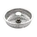 Stainless Steel Sink Strainer - Silver, Kitchen Wash Basin Strainer and Stopper