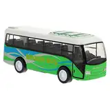 Abaodam Inertia Realistisches Spielzeugbus Modell Rückziehauto für Lifelike Simuliertes Busfahrzeug für Lernen und Dekoration