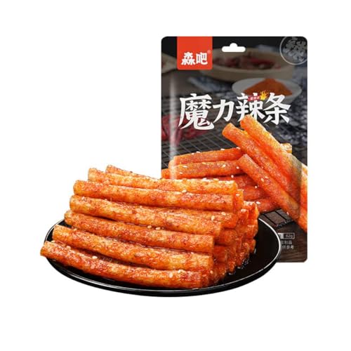 WSYLS Würzig Gewürzte Snacks Latiao Süß Und Würzig Chinesische Würzige Snacks Klassische Hot Strips Fürs Büro Lässiger Snack (Würzige Streifen)