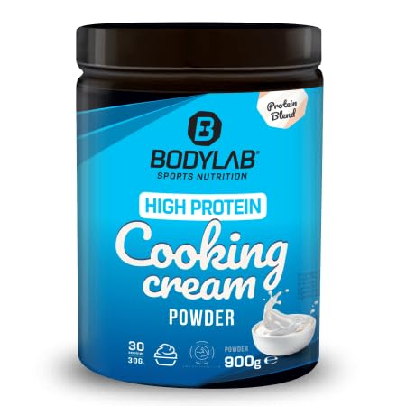 Bodylab24 High Protein Cooking Cream Powder 900g, mit 26 g Protein je Portion, perfekte fett- und kalorienarme Alternative zu herkömmlicher Kochsahne, ideal zum Kochen & Backen geeignet