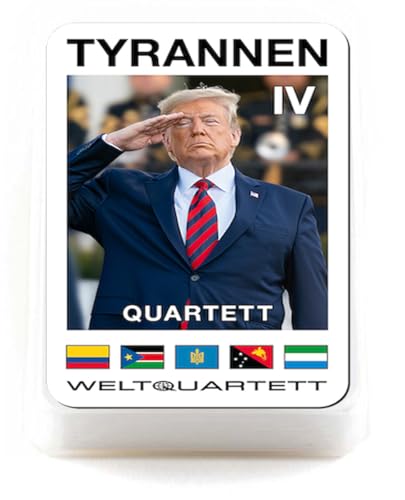 WESTCRAFT Spielquartett Karten Quartett Spiel Tyrannen I-IV Ungeziefer Marien-Erscheinung Junkfood Seuchen (Tyrannen 4)