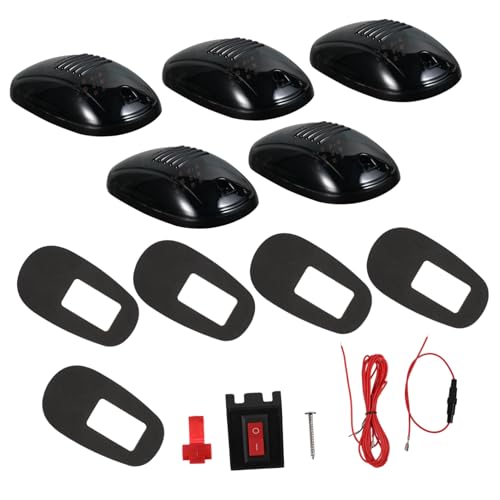 DRESSOOS 5 Stück Dach Licht Dachlampen Licht Kabinenmarkierungsleuchte Dachoberteile Lampe Dachmarkierungsleuchten Lauflicht Auto Beleuchtungsgerät