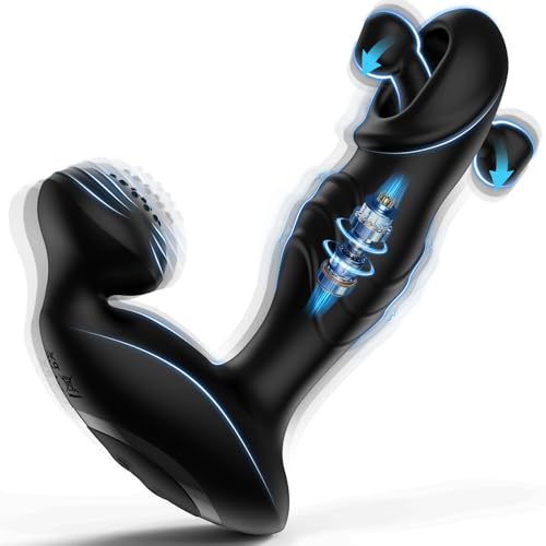 Analvibratoren für Männ Prostata Stimulation Männer Analplug für männer mit 10 Schlagmodi 10 Vibrationen Sexspielzeug für die Männer Anal Vibrator Dildo Vibratorensets für Männer Perineum Stimulation