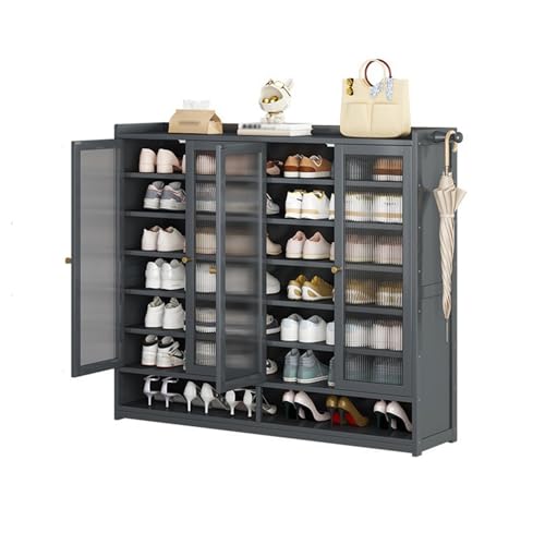 LINSANK Schuh-Organizer, Schuhschrank, Miete, Wohnzimmer, Schuhregal, mehrschichtig, für Zuhause, Balkon, Studentenwohnheim, Lagerung, Artefakt, Schuhregal