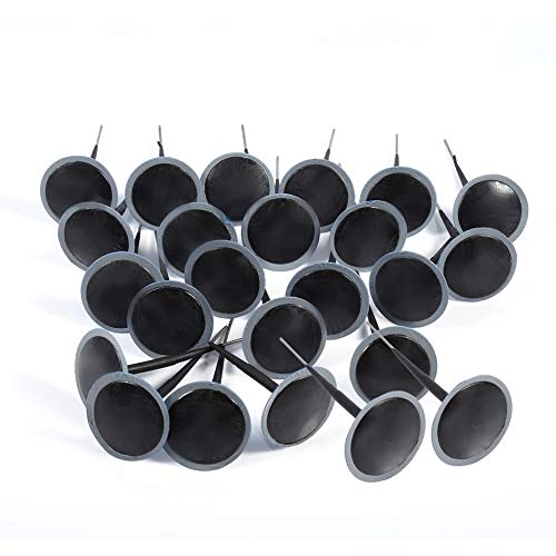 Universal Tubeless Tire Puncture Repair Pilzstopfen Patch Gum die Motorradreparatur 24 STK (36 * 4 mm), Auto Reparatur Werkzeug