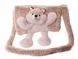 Inware Kindermuff super-flauschig mit Tiermotiv - Husky (23 x 20 cm)