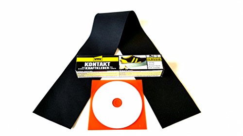 Cabriolet Verdeck Reparatur Set aus original Verdeckstoff, Repair Kit Rep Set Rep Kit für Risse, Schnitte, Löcher, Abschürfungen ect.(komplett inkl. Flicken,Kleber,EBA CD)