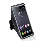 DFV mobile - Armbandtasche Sport Armband Berufsausrüstung Wasserabweisende aus Neopren Premium für Huawei P20 LITE - Schwarz