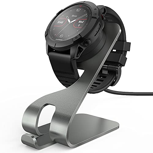 TUSITA Ladestation Kompatibel mit Garmin Fenix 7 7S 7X 6 6S 6X Pro 5 5S 5X Plus,Epix 2,Forerunner 945 45 45S 245,Instinct,Vivoactive 3 4 4S,Ladekabel für Vivomove 3 3S,Venu 2 2S Sq,Approach S10 S60