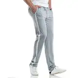 QWUVEDS Lässige schlanke Sporthose für Herren Baggy Harem Long Hosen Jean Hose Schwarz Stretch Jeans Herren Herren Jeans Stretch Skinny Jeans Herren Herren Jeans Slim fit Jeans Herren Regular fit