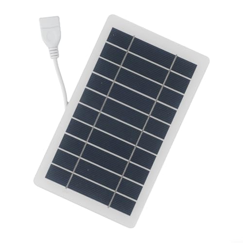 Oniissy 2W 5V Solarpanel Tragbares Solarpanel für schnelles Telefonladen Outdoor Mini Solarladegerät für Camping Wandern Klettern Reisen Elektronische Geräte
