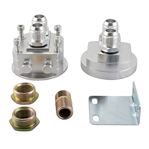 Ölfilter Relocation Adapter Kit AN8 Ölkühler Sandwich Platte Platzmangel Sensor