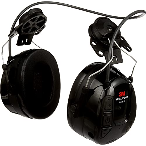 3M Peltor MT13H221P3E ProTac III Gehörschutz-Headset, Helmversion, Schwarz