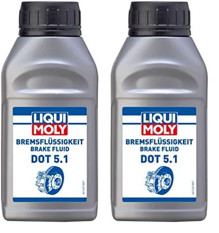 LIQUI MOLY Bremsflüssigkeit DOT 5.1 | 250 ml | Bremsflüssigkeit | Art.-Nr.: 21160 (Packung mit 2)