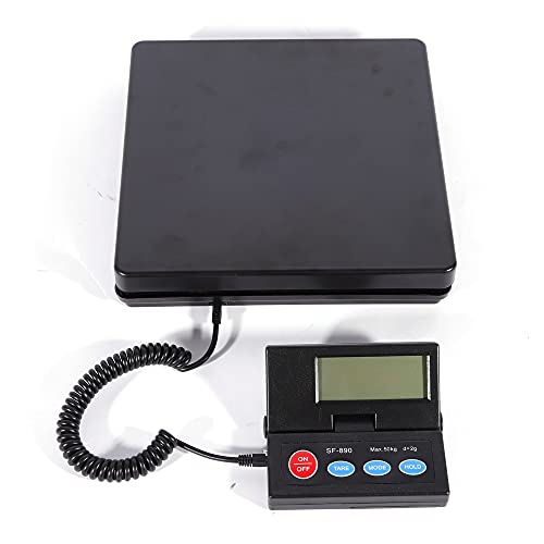 Paketwaage 2g-50kg / 110lbs Digitale Küchenwaage Digitalwaage/Elektronische Waage/Briefwaage/Feinwaage Zählwaage/Präzisionswaage/LCD Beleuchtetes Display Digitalwaage Ladenwaage Marktwaage