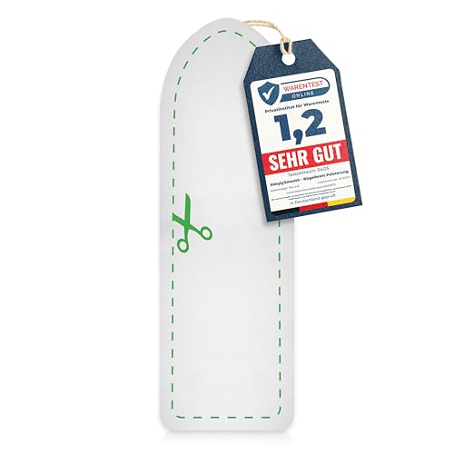 SimplySmooth Bügelbrett Polsterung 150x55cm extra dick (8mm) gepolstert [700gr/m²] - Zuschneidbare Bügeltisch Auflage für Dampfbügeleisen geeignet - Unterlage für Bügelbrettbezüge in XXL