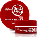 RedOne Aquatisches Haarwachs Rot 150ml | Kantenkontrolle | Ultra-Halt | Haarwachs für Männer und Frauen | Erdbeerduft | Maximale Kontrolle