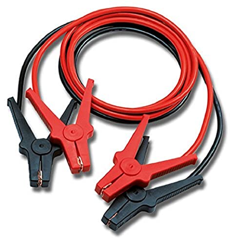 AEG Automotive 97203 Starthilfekabel SK 16 "Alu-Tec", für 12 Volt und 24 Volt, in Aufbewahrungstasche, 2 x 3m, DIN 72553, Red & Black