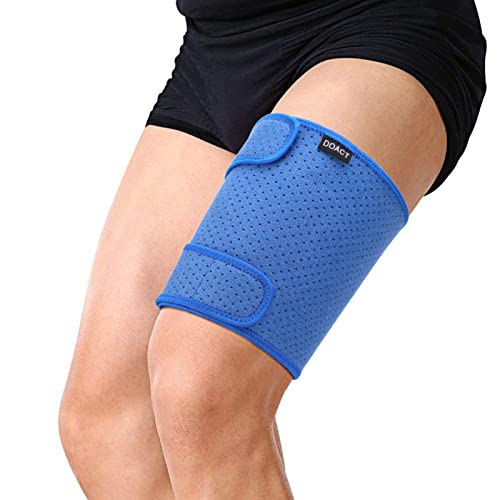 Neopren Oberschenkelbandage, Kompression Oberschenkel Bandage Sport, rutschfest und verstellbar, für Oberschenkel und Ischiasnerven Schmerzlinderung, Rehabilitation