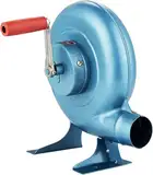 LegendTech Handkurbel-Schmiede-Gebläse, Eisengetriebe, Popcorn-Ventilator, manueller Ventilator, manuelles Grill-Luftgebläse zum Kochen, 80 W bis 350 W, Blau, 300 W