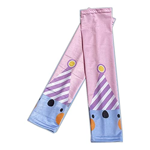 Uteruik Kinder UV Schutz Arm Sleeves Bär Gedruckt Kühlend Sonnenschutz Arm Cover für Outdoor Sport 1 Paar (#A)