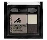 Manhattan Eyemazing Effect Eyeshadow – Schmink-Palette aus vier schimmernden Lidschatten-Farben für Smokey Eyes – Farbe Rosy Wood 95C