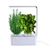 amzWOW Clizia Smart Garden - hydroponische anzuchtsysteme mit led pflanzenlampe - Automatisches Timer Keimungs Kit -Wassermangelalarm, Ziehen Sie Ihre eigenen aromatischen Kräuter zuhause (Weiß)