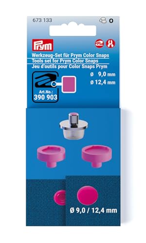 Prym 673133 Werkzeug-Set Color Snaps, 9 und 12,4 mm