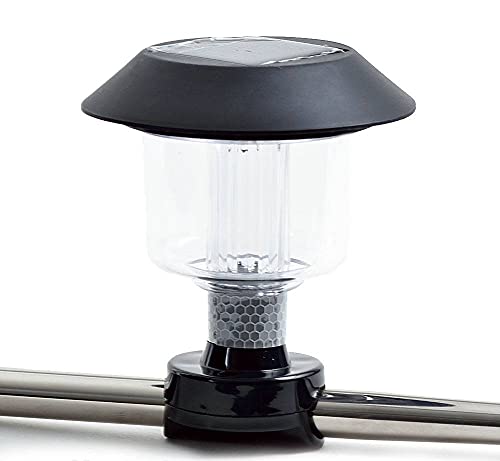 wellenshop LED Solarleuchte Lampe Licht für Bootsreling