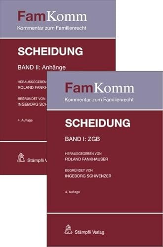 Scheidung: Band I: ZGB und Band II: Anhänge (FamKomm)