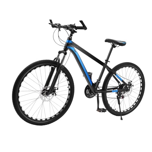 Madelynn 26 Zoll Fahrrad 21 Gang Mountainbike 150kg mit 10cm Sitzpolsters Scheibenbremsen Vorne und Hinten Kurzer Bremshebel Mountain Bike Verschleißfest Verformungsbeständig