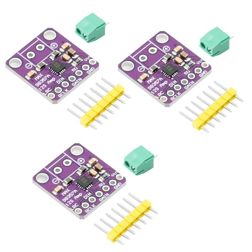 MAX98357 I2S 3W Klasse D Audio Verstärkermodul AYWHP 3 PCS DAC Decoder Modul Audio Board I2S DAC Decoder Breakout Module Filterless Audio AMP Board für Arduino